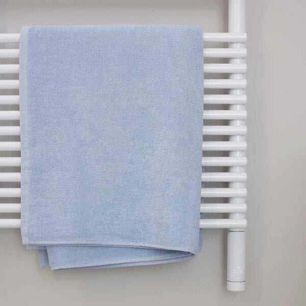 Radiateur de bain Alterna pali blanc mat résistance électrique à gauche image number 2
